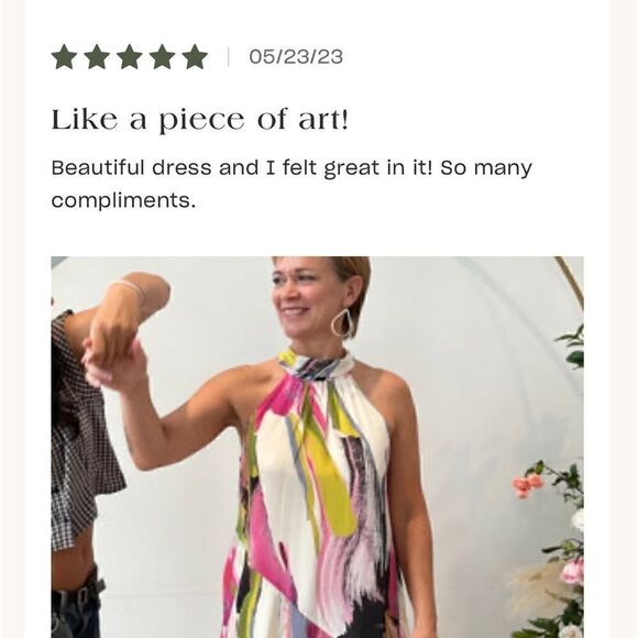 ANTHROPOLOGIE OMG HALTER MIDI DRESS NEW SMALL - Picture 12 of 13